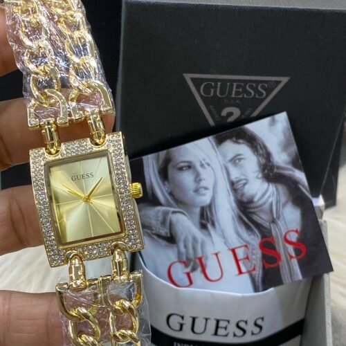 ساعةGUESS حريمي جولد*مينا جولد (فصوص)